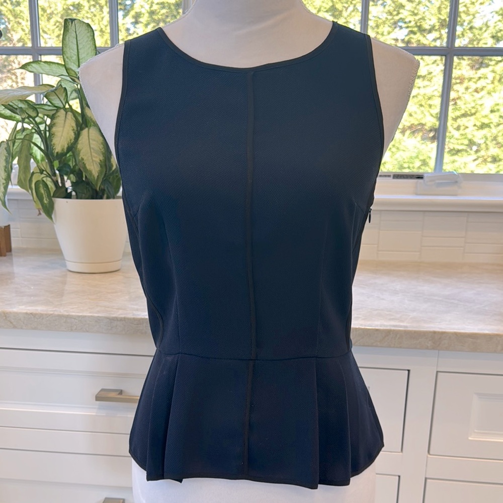 Club Monaco Black Blouse Elegant Top